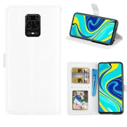 Lommebokdeksel 3-kort Xiaomi Redmi Note 9S  - Hvit