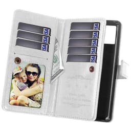 Dobbeltflip Flexi 9-kort Samsung Galaxy S10 Lite (SM-G770F)  - Hvit