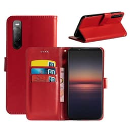 Lompakkokotelo 3-kortti Sony Xperia 10 II  - punainen