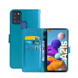 Mobilplånbok 3-kort Samsung Galaxy A21s (SM-A217F)  - Ljusblå