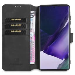 DG-Ming mobil lommebok 3-kort Samsung Galaxy Note 20  - Svart