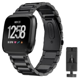 Armbånd rustfritt stål Fitbit Versa / Versa Lite - Svart