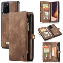 Multiplånbok CaseMe 11-kort Samsung Galaxy Note 20 Ultra  - Brun