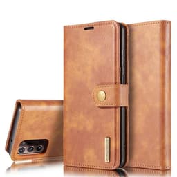 Mobil lommebok DG-Ming 2i1 Samsung Galaxy Note 20 Ultra  - brun