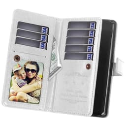 Dubbelflip Flexi 9-kort Nokia 7.2 (TA-1178)  - Vit