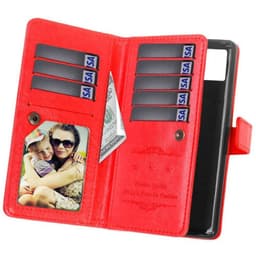 Dobbeltflip Flexi 9-kort Samsung Galaxy Note 10 Lite (SM-N770F)  - rø