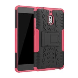 Stødbestandigt cover med stativ Nokia 2.1 2018 (TA-1080)  - lyserød