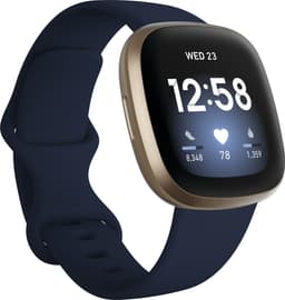 Fitbit Versa 3 smartwatch (midnight/soft gold aluminium)