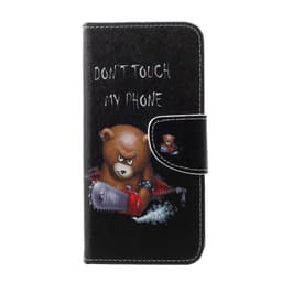 Samsung Galaxy S10e Plånboksfodral - Brown Bear and Warning Words