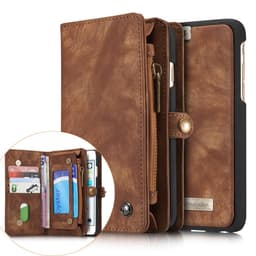 CASEME iPhone 6s 6 Plus Retro Split läder plånboksfodral