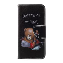 Samsung Galaxy S10+ Plånboksfodral - Brown Bear and Warning Words