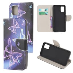 Samsung Galaxy A71 Lompakkotelineelle - Kaunis perhonen