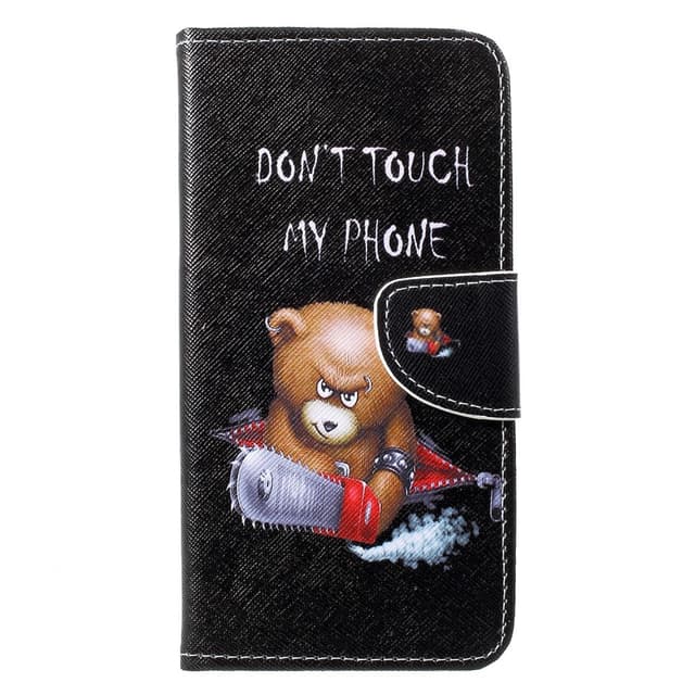 Lompakkokotelo Huawei P30 Lite - Angry Bear