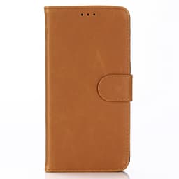 Retro Wallet Mobile Phone Suojakuori - iPhone XS Max - Ruskea