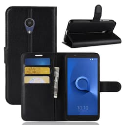 Alcatel 1X Plånboksfodral / fodral - Svart