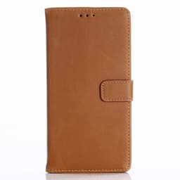 Huawei P Smart Retro Plånboksfodral - Brun