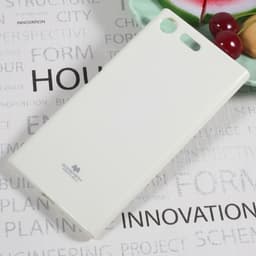 Mercury GOOSPERY Jelly TPU Skal Sony Xperia XZ Premium - Vit