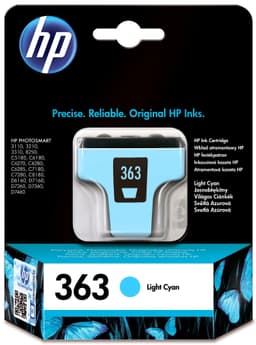 HP 363 mustekasetti (vaalea syaani)