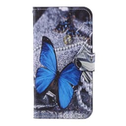 iPhone 11 Plånboksfodral - Blue Butterfly