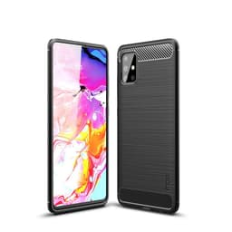 MOFI Samsung Galaxy A51 Karbon fiber Skal - Svart