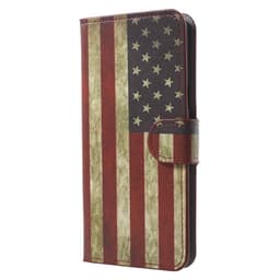 Samsung Galaxy S9 G960 Plånboksfodral - Retro US Flag
