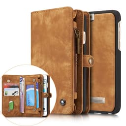 CASEME iPhone 6s 6 Retro Split Lommebok-deksel I Lær - Brun
