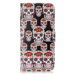 Samsung Galaxy S9 Plus Plånboksfodral - Flower Skull