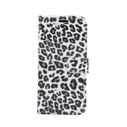 iPhone 11 Plånboksfodral Fodral Leopard - Vit