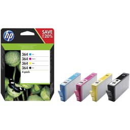 HP Bläckpatroner 364 Combo Pack Cyan Magenta Gul Svart