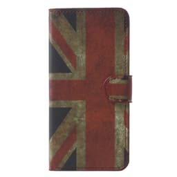 Samsung Galaxy S9 G960 Stand Kansi Suojakuori - Vintage UK Flag