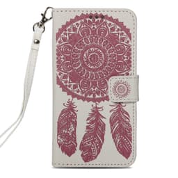 iPhone XS Max Plånboksfodral - Dream Catcher - Vit-Rosa