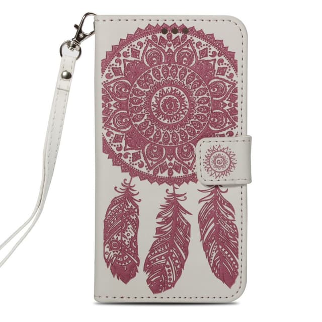iPhone XS Max Plånboksfodral - Dream Catcher - Vit-Rosa