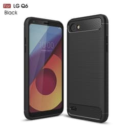 LG Q6 / Q6 Plus Karbon fiber Skal - Svart