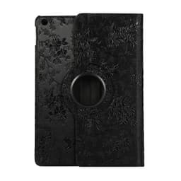 Apple iPad 10.2 2021/2020/2019 360 rotation Blommor - Svart