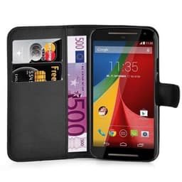 Motorola Moto G2 XT1063 Plånboksfodral SVART