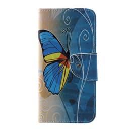 Samsung Galaxy S10e Plånboksfodral - Blue Butterfly