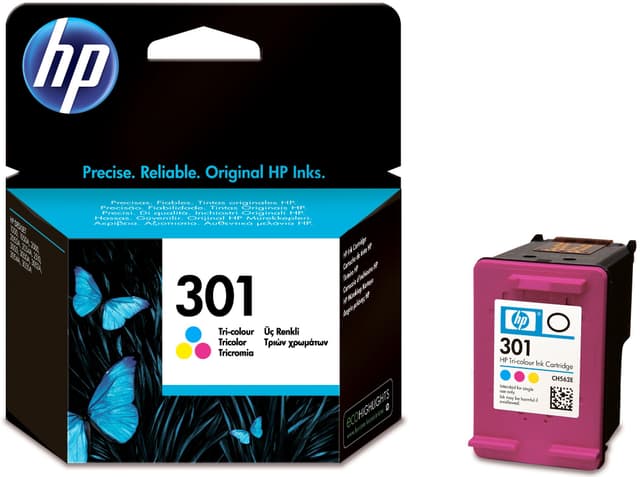 HP blekkpatron 301 Cyan Magenta Gul