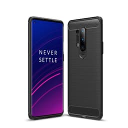 OnePlus 8 Pro Karbon fiber texture TPU Skal - Svart