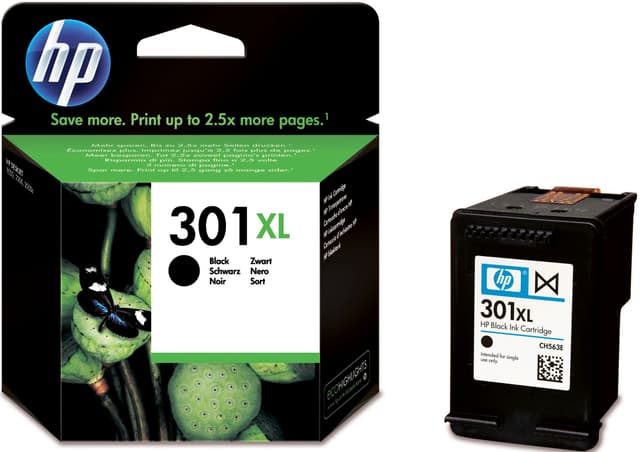 HP blekkpatron 301XL (sort)