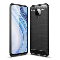 Xiaomi Note 9 Pro Karbonfiber Teksturcover - Sort