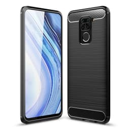 Xiaomi Note 9 Karbon fiber Texture Skal - Svart