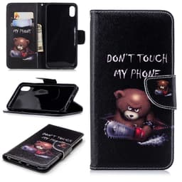 iPhone XS Max Plånboksfodral - Bear And Its Warnings