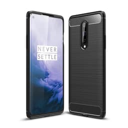 OnePlus 8 Karbon fiber texture TPU Skal - Svart