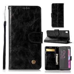 Sony Xperia L1 Vintage Plånboksfodral - Svart