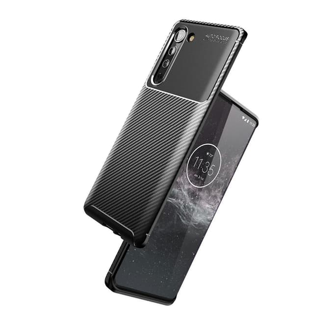 Motorola Edge Karbon fiber Skal - Svart