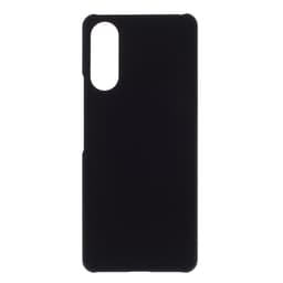 Rubberized Hard Plastic Suojakuori - Sony Xperia 1 II - Musta