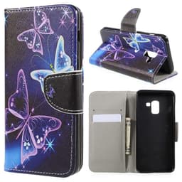Samsung Galaxy A8 (2018) Plånboksfodral - Crystal Butterfly