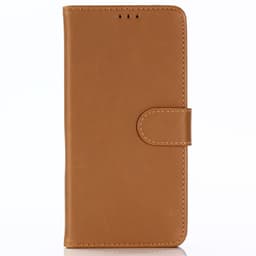 Samsung Galaxy A9 (2018) Stilrent plånboksfodral - Brun