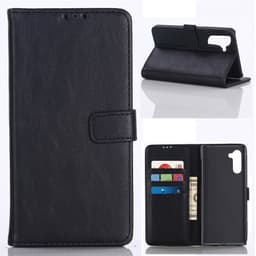 Samsung Galaxy Note 10 Retro Plånboksfodral - Svart