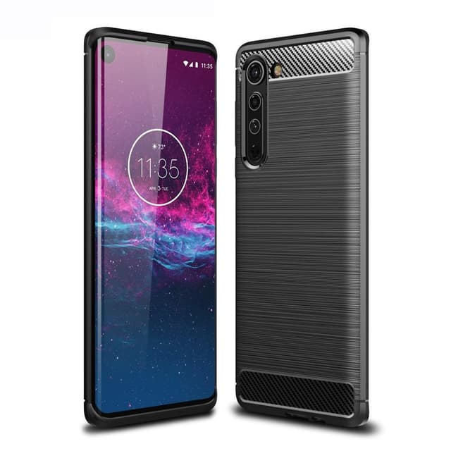 Motorola Edge Karbon fiber Skal - Svart